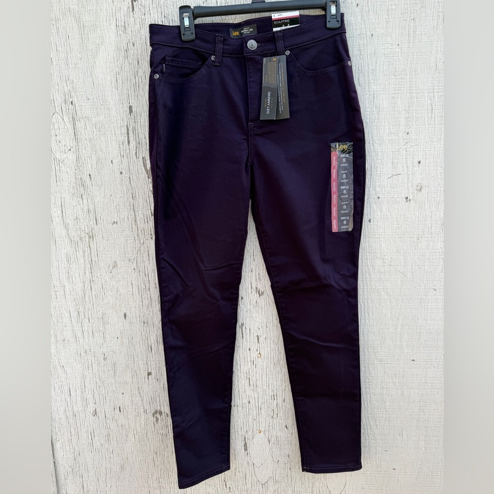 Lee Women's Skinny Jeans in Deep Purple